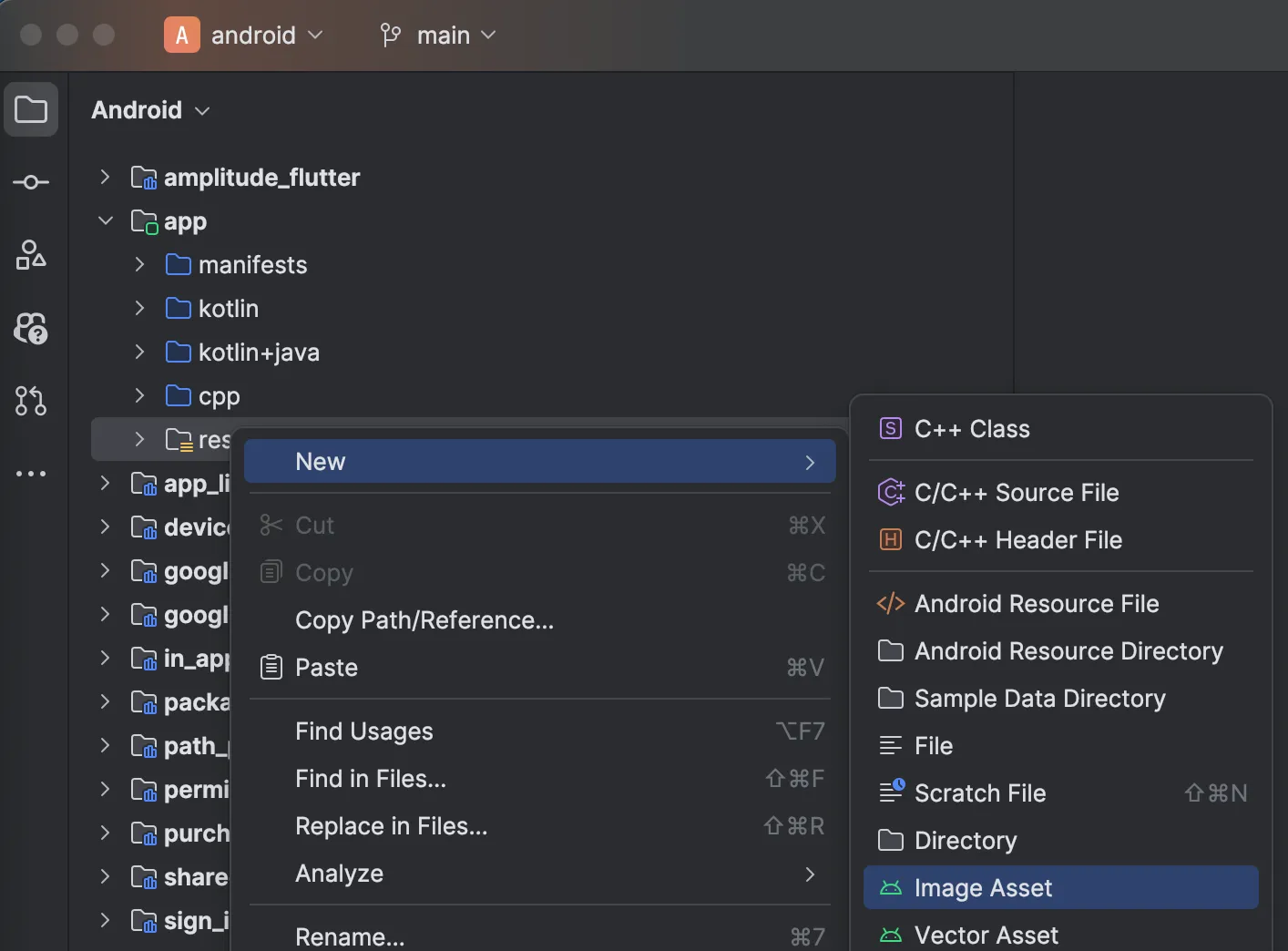 Android Studio Image Asset
