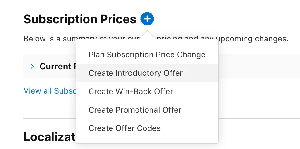 Introductory offer